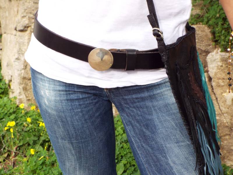 Unisex Silber Gürtel.sterling Silber Leder Gürtel.rockers Gürtel Herrengürtel Aus Leder. Vintage Silberne Gürtel. Schmuck Frauen Geschenk von stellasilverhorse