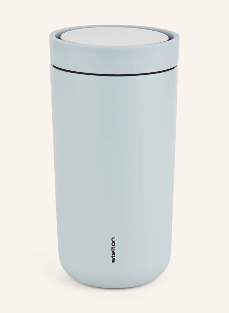 Stelton Thermobecher To Go Click blau von stelton