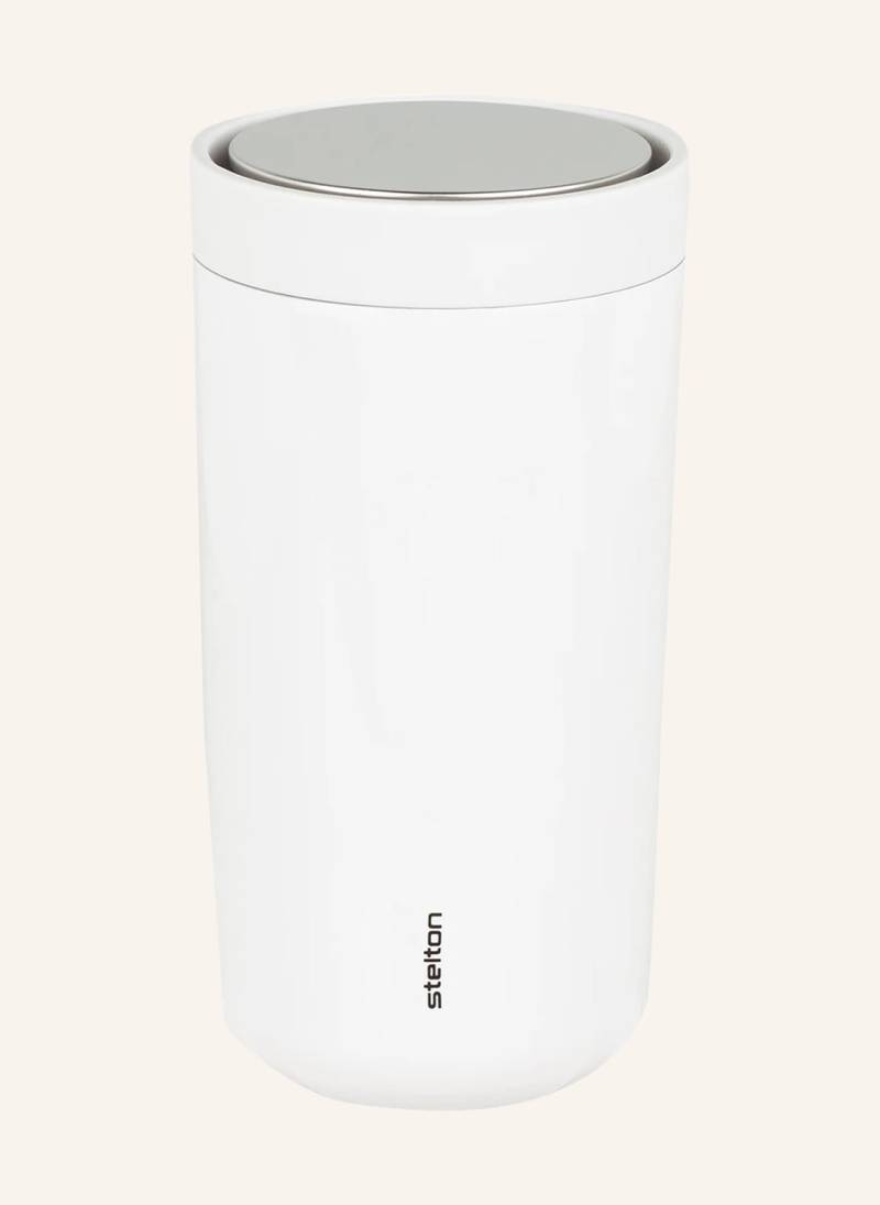 Stelton Thermobecher To Go Click weiss von stelton