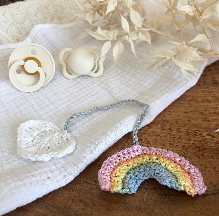 Nabelschnurbändchen Regenbogen „Pastell" Nabelschnurband Nabelschnur Krawatte Nabelbändchen von stephlene