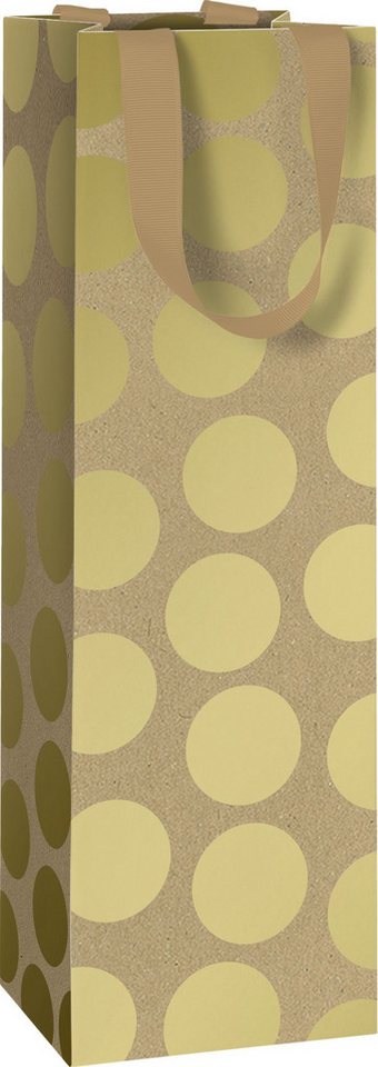 stewo Handtasche 6462 80 Flaschentragetasche Yoko natur/gold - 11 x 36 x 10,5 cm von stewo