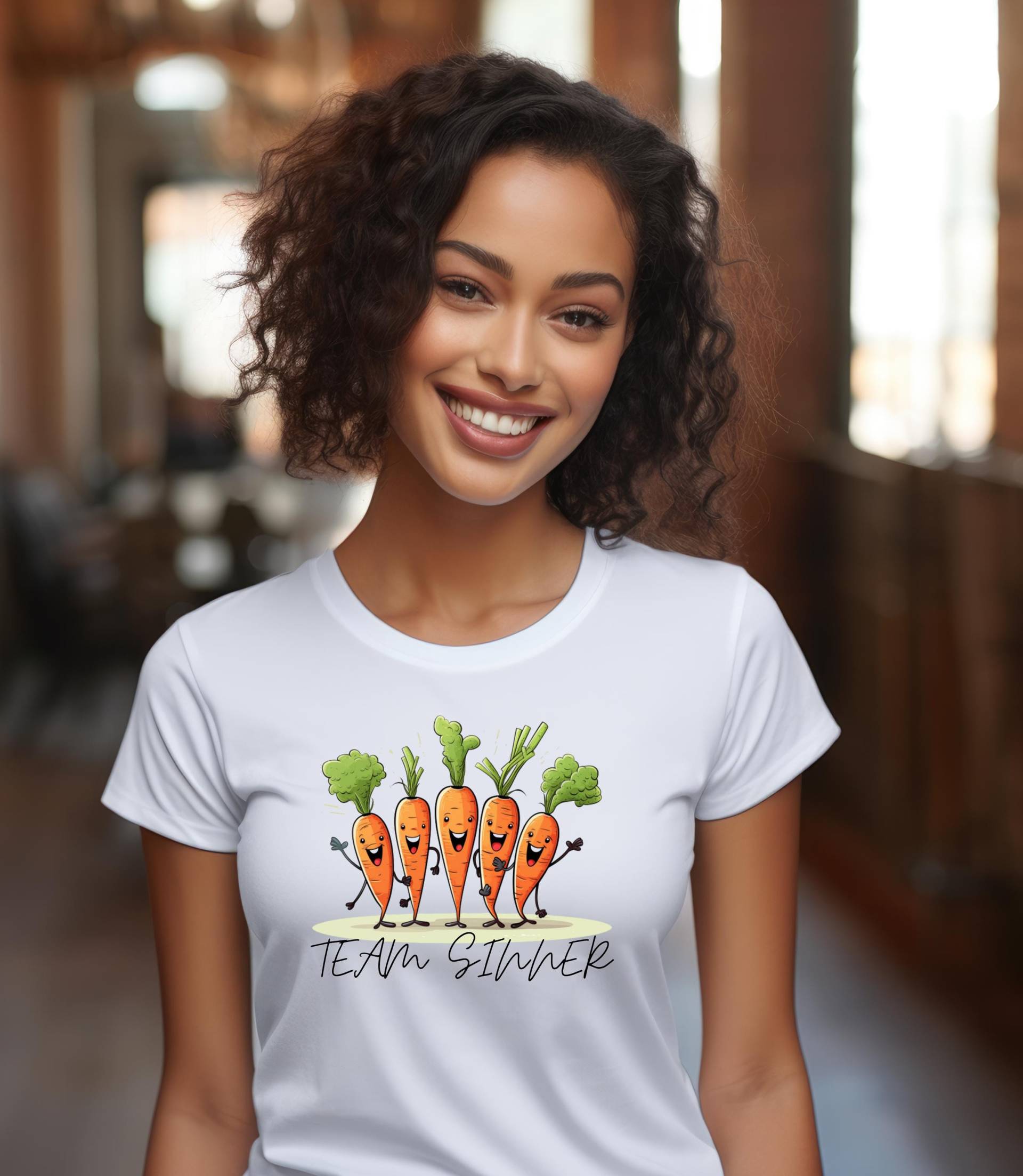 T-Shirt Girls | "Team Sinner" For The Us Market von stfnsVibes