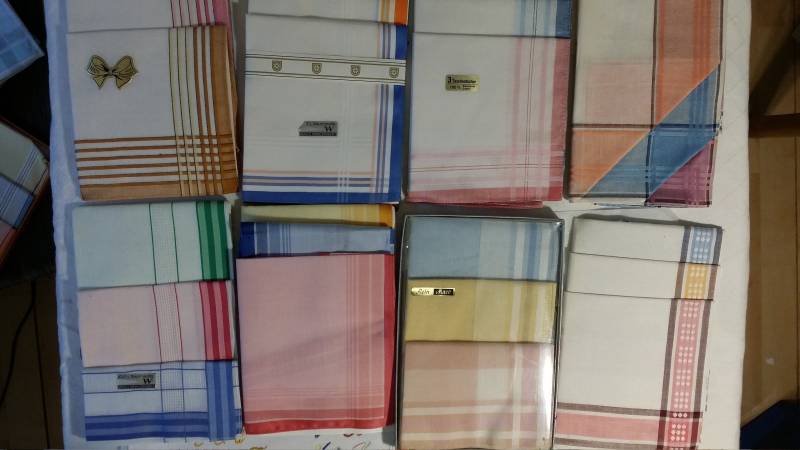 3 Taschentücher Vintage von stickgud