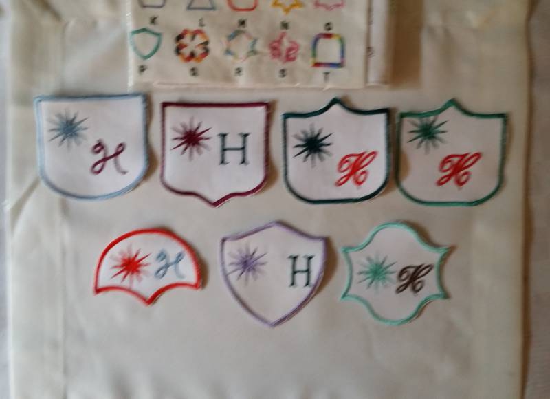 Aufnäher Baumwolle Wolle Seide , Polyester Gestickt von stickgud