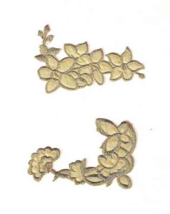 Blume Gestickt Ecke Jede Farbe 5 - 10 cm Name Blume Gestickt Ecke Jede Farbe 5 - 10 cm Name von stickgud