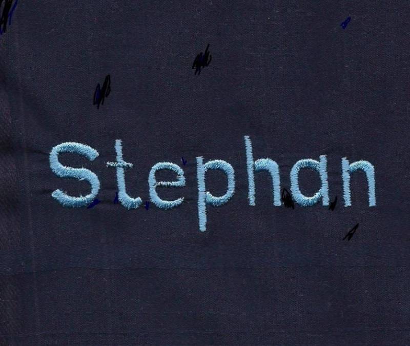 Taschentuch Gestickt Bestickt Mit Mono Oder Text von stickgud