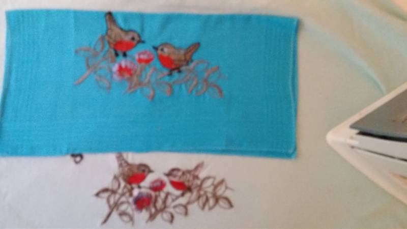 Taschentuch Vogel Name Gestickt Oder Mehr von stickgud