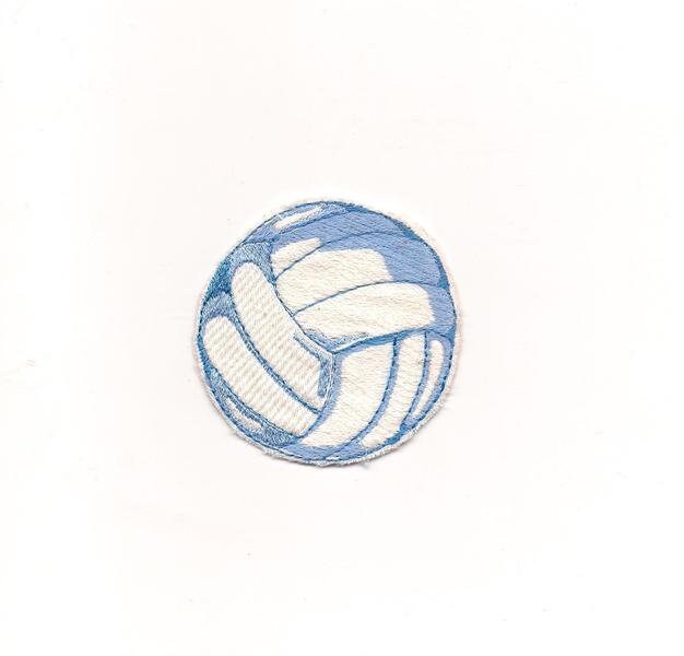 Volleyball Gestickt Ca 6, 4 cm Volleyball Gestickt Ca 6, 4 cm von stickgud