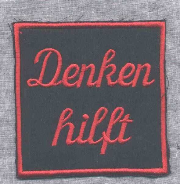 stoff Gestickt Denken Hilft stoff Gestickt Denken Hilft von stickgud