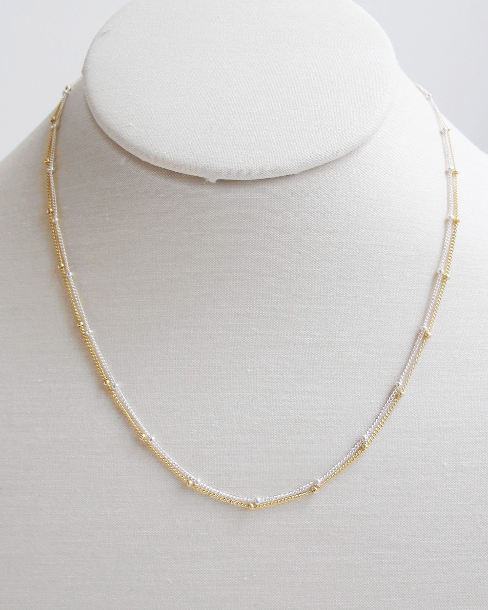 Layering Kette, Armband, Satelliten Goldkette, 14K Gold Filled Einfache Und Moderne Stil Halskette, Jeden Tag von sticksandstonesny