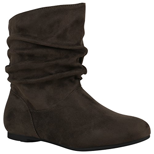 Damen Schlupfstiefel Leder-Optik Stiefeletten Bequeme Schuhe Schuhe 148944 Dunkelgrün Samtoptik 38 Flandell Damen Schlupfstiefel Leder-Optik Stiefeletten Bequeme Schuhe Schuhe 148944 Dunkelgrün Samtoptik 38 Flandell von stiefelparadies