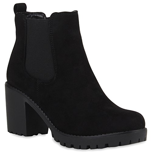 Stylische Damen Boots Stiefeletten Chelsea Boots Knöchelhohe Stiefel Zipper Leder-Optik Booties Schuhe 106118 Schwarz Schwarz 40 Flandell Stylische Damen Boots Stiefeletten Chelsea Boots Knöchelhohe Stiefel Zipper Leder-Optik Booties Schuhe 106118 Schwarz Schwarz 40 Flandell von stiefelparadies