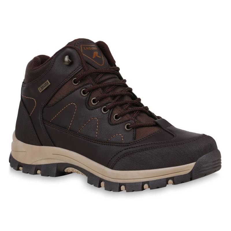 Herren Halbschuhe Outdoor Schuhe - Dunkelbraun von stiefelpardies.de