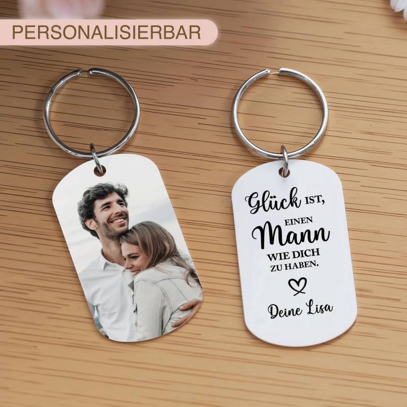Schlüsselanhänger Farbdruck, Personalisierter Anhänger Mit Bild & Text, Geschenk Für Papa, Mama, Partner, Oma, Fotogeschenk Widmung Schlüsselanhänger Farbdruck, Personalisierter Anhänger Mit Bild & Text, Geschenk Für Papa, Mama, Partner, Oma, Fotogeschenk Widmung von stillpersonal