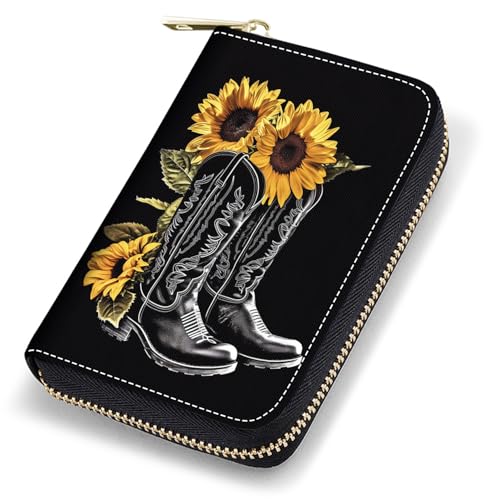 stmedazm Kreditkartenetui für Damen, RFID-blockierend, klein, Leder, Kartenetui mit Reißverschluss, Akkordeon-Brieftaschen, Python, stm-Kartenhüllen-124 von stmedazm