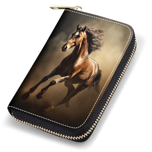 stmedazm Kreditkartenetui für Damen, RFID-blockierend, kleines Leder-Kartenetui mit Reißverschluss, Akkordeon-Brieftaschen, niedliche Cartoon-Katzen, stm-Card Cases-074 von stmedazm