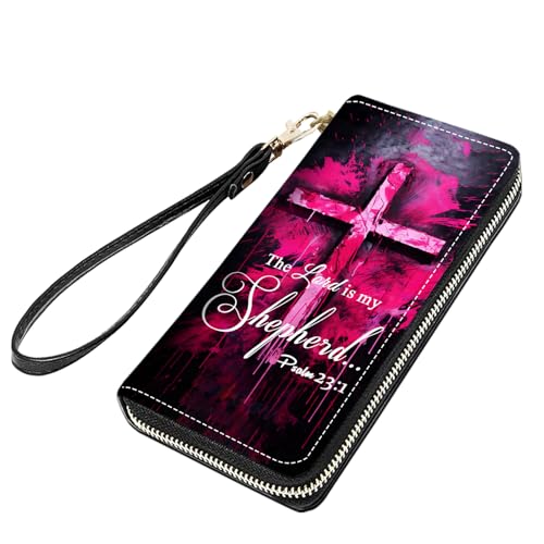 stmedazm Python-Druck Frauen Große Kapazität PU Leder Reißverschluss Rund Geldbörse Multifunktionale Clutch Geldbörse für Bargeld/Karte/Münze/Smartphone, stm-women wallet-144 von stmedazm