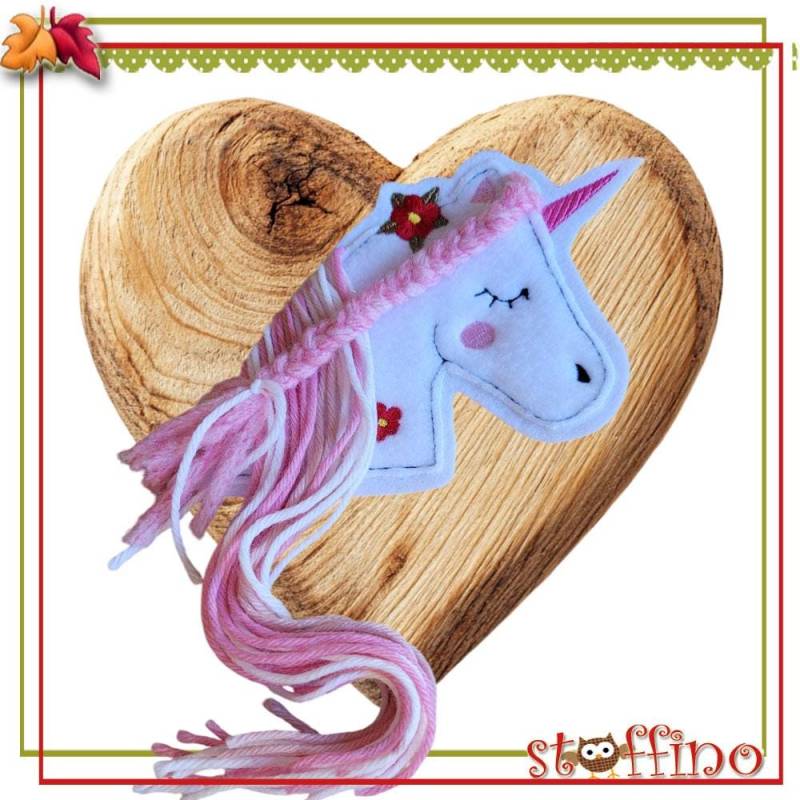 Applikation Einhorn Mit Wollmähne, Pony, Pferd Schultüte Taschen Diy-Projekte Einschulung von stoffino