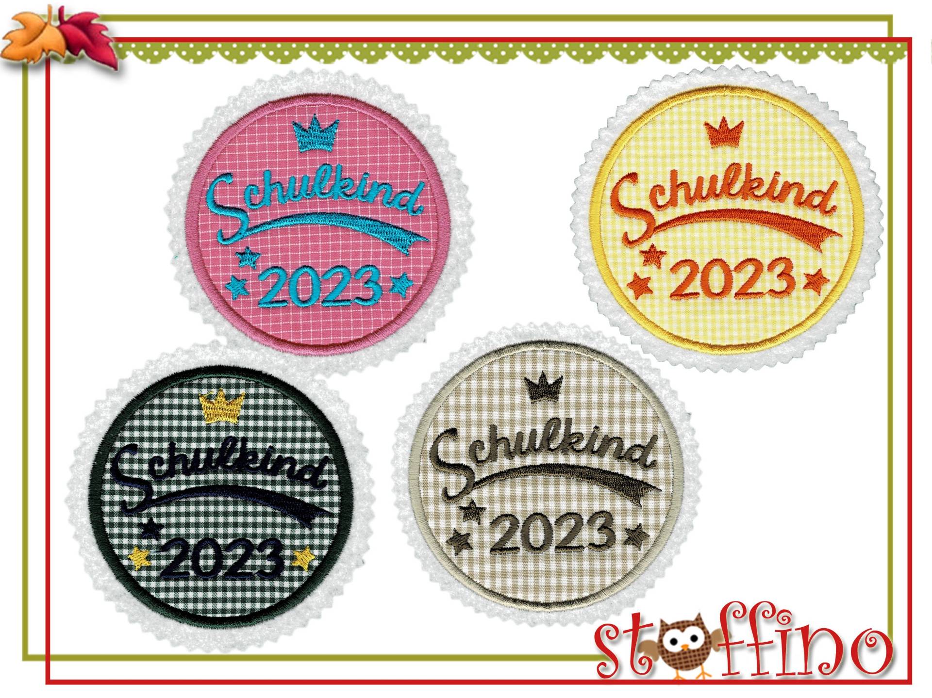 Schulkind 2025 Applikation Button Patch Größe Nach Wahl Schulkind 2025 Applikation Button Patch Größe Nach Wahl von stoffino
