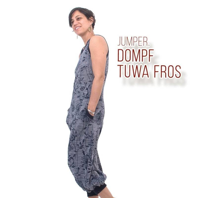 Jumper Housesuit Pantsuit Jumpsuit Hosenanzug Einteiler Hausanzug - Dompf Tuwa Fros Jumper Housesuit Pantsuit Jumpsuit Hosenanzug Einteiler Hausanzug - Dompf Tuwa Fros von stoffrauschBerlin