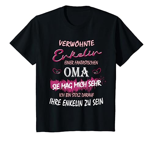 Kinder Verwöhnte Enkelin einer fantastischen Oma - stolzer Enkel T-Shirt Kinder Verwöhnte Enkelin einer fantastischen Oma - stolzer Enkel T-Shirt von stolze Oma Großmutter Familie werdende Oma Kinder