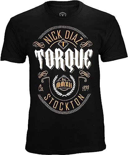 Torque Nick Diaz Herren-T-Shirt, Sommer, kurzärmelig, bedruckt, lässiges T-Shirt, Schwarz , M Torque Nick Diaz Herren-T-Shirt, Sommer, kurzärmelig, bedruckt, lässiges T-Shirt, Schwarz , M von stond
