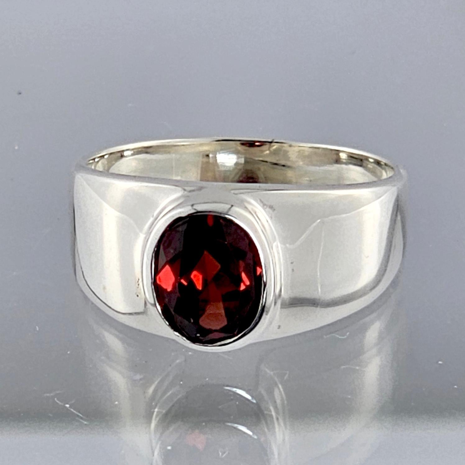Granat-Silberring Granat-Silberring von stoneandsilverfr