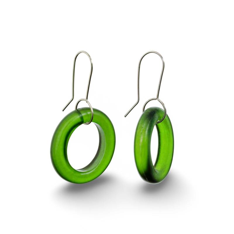 Recycelte Glasohrringe - Kleine Recycelte Glasohrringe - Kleine von stonearrow