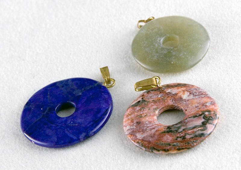 Qi Stone 25mm Anhänger in Leoparden Jaspis, | 1"Zoll Qi Stone 25mm Anhänger in Leoparden Jaspis, | 1"Zoll von stonenation