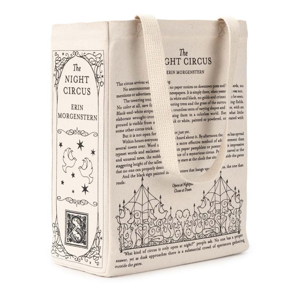The Night Circus Book Tote - Erin Morgenstern, Tragetasche, Literatur, Buchliebhaber, Bücher, Lehrer Geschenk, Geschenk Für Leser von storiarts