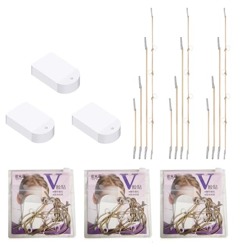 3Set Face Lift Tape,120 Stück +12Lifting Cords, Instant Face und Neck Lift Tape, Unsichtbare Facelifting Aufkleber,V-Form Instant Invisible Face, Neck and Eye Lift,Make-up Facelifting Werkzeuge 3Set Face Lift Tape,120 Stück +12Lifting Cords, Instant Face und Neck Lift Tape, Unsichtbare Facelifting Aufkleber,V-Form Instant Invisible Face, Neck and Eye Lift,Make-up Facelifting Werkzeuge von streeHerjjkeA1