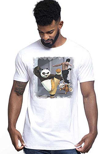 KU Pand 2099 Herren Cartoon Fashion 100% gekämmte Baumwolle, T-Shirt, Ku Pand 2099, Ku Pand 2099 XXL von street style