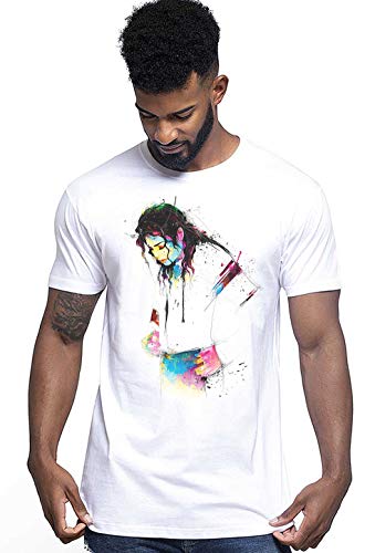 Michael Jackson Art. Color 18-20-49 Herren Fashion 100% gekämmte Baumwolle, T-Shirt, Michael Jackson Art. Color 18-20-49, Michael Jackson Art. Color 18-20-49 L von street style