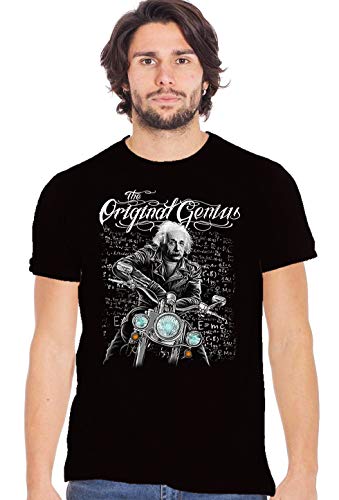 street style Albert Einstein Original Genius 2075-8 Urban Men Herren 100% Baumwolle 100% Modell BS, Figuren, Albert Einstein Original Genius 2075-8, Albert Einstein Original Genius 2075-8 Large von street style