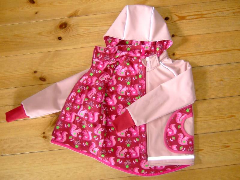 Softshell-Jacke "Eichhörnchen" Ab 39 von strickhuhndesign