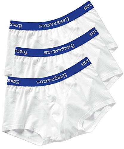 stroendberg Herren Boxershorts, Unterwäsche 3er-Pack, weiß, M - XXL von stroendberg