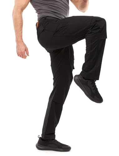 strongAnt Arbeitshose Herren Stretch, Bundhose Schwarz Berlin Pro mit Kniepolster-Taschen - Gr.56 von strongAnt