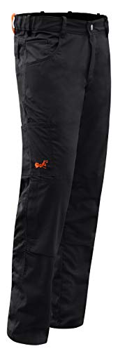 strongAnt Arbeitshose Herren Powerstretch Männer Bundhose mit praktischen Taschen - Schwarz Gr. 60 von strongAnt