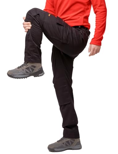 strongAnt Arbeitshose Herren Powerstretch Männer Bundhose mit praktischen Taschen - Schwarz Gr. 62 von strongAnt