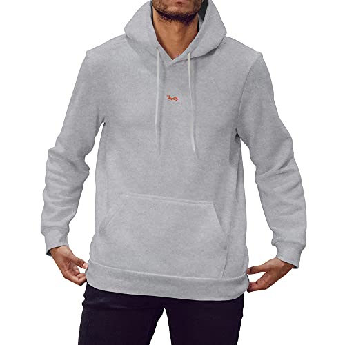 strongAnt Herren Hoodie Kapuzenpullover mit Bauchtasche Sweatshirt Pullover Sweatjacke Langarm Light Oxford-Größe 3XL von strongAnt