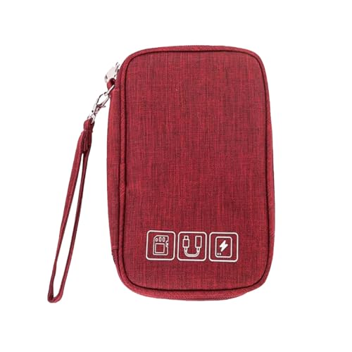 Elektronik-Reise-Organizer, wasserdicht, tragbar, klein, Reisekabel-Organizer, dreilagig, groß, stoßfest, Mini-Kabeltasche, digitales Zubehör, Aufbewahrungstasche für Ladekabel, Kopfhörer, Telefon Elektronik-Reise-Organizer, wasserdicht, tragbar, klein, Reisekabel-Organizer, dreilagig, groß, stoßfest, Mini-Kabeltasche, digitales Zubehör, Aufbewahrungstasche für Ladekabel, Kopfhörer, Telefon von strrng
