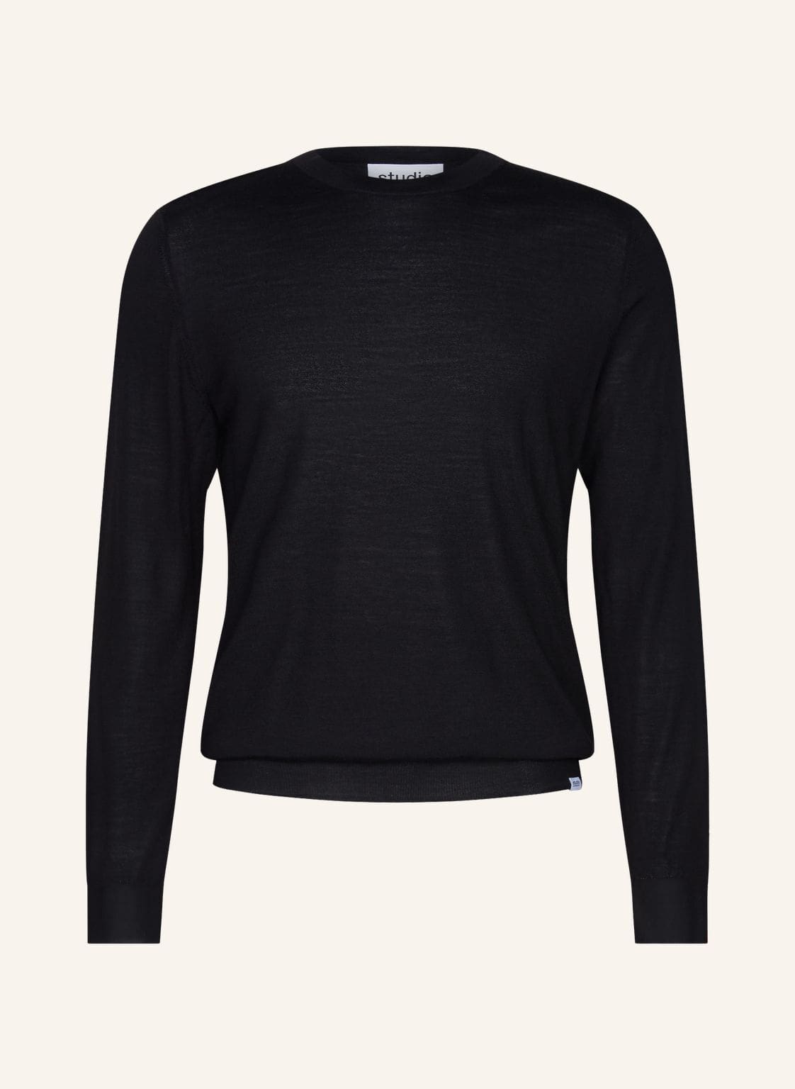 Studio Seidensticker , Pullover Regular Fit schwarz von studio seidensticker