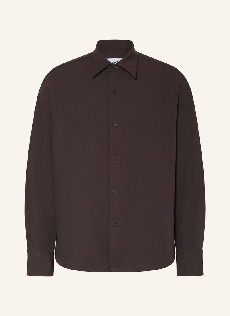 Studio Seidensticker Hemd Studio Regular Fit braun von studio seidensticker