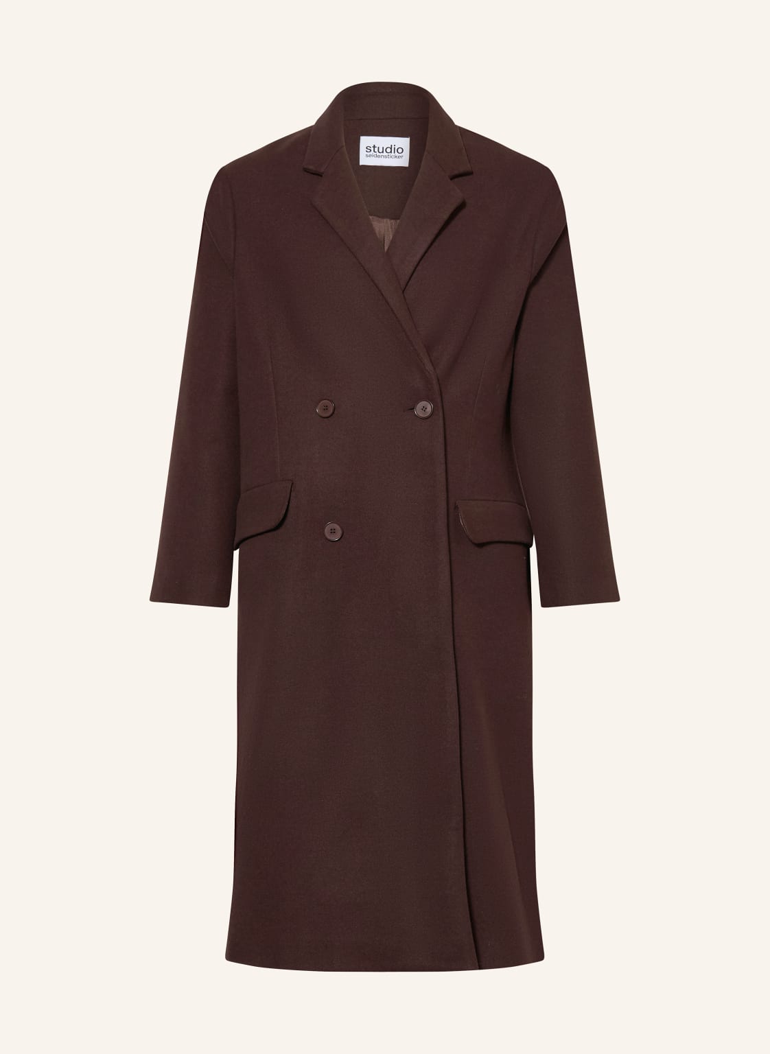 Studio Seidensticker Mantel Studio braun von studio seidensticker