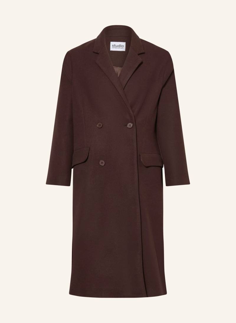 Studio Seidensticker Mantel Studio braun von studio seidensticker