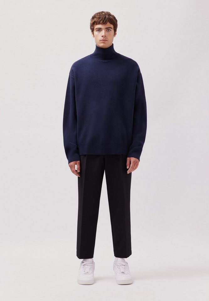 studio seidensticker Strickpullover 1/1 Stehkragen Uni von studio seidensticker