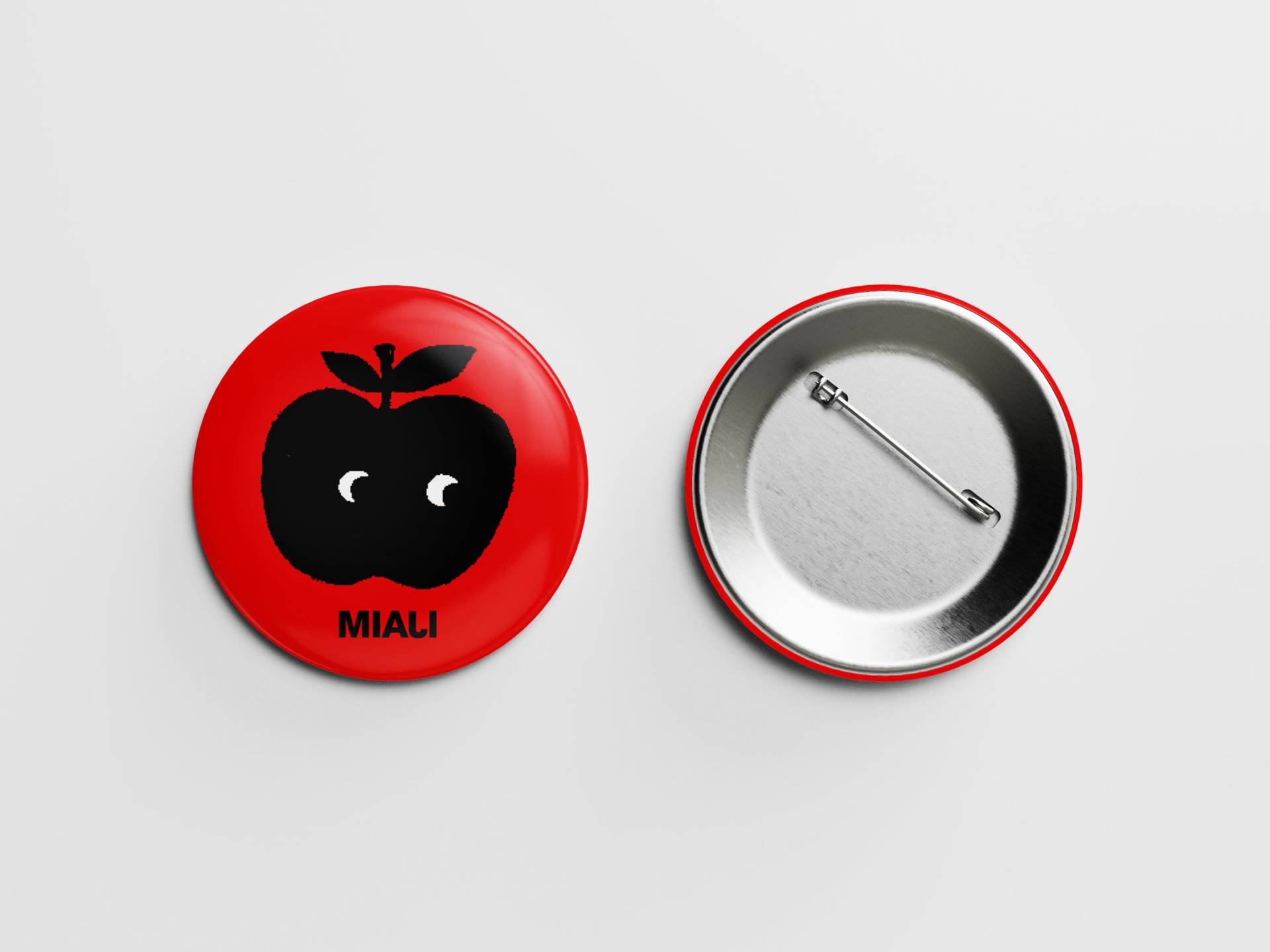 Button. Apfel Button. Apfel von studioMIALI