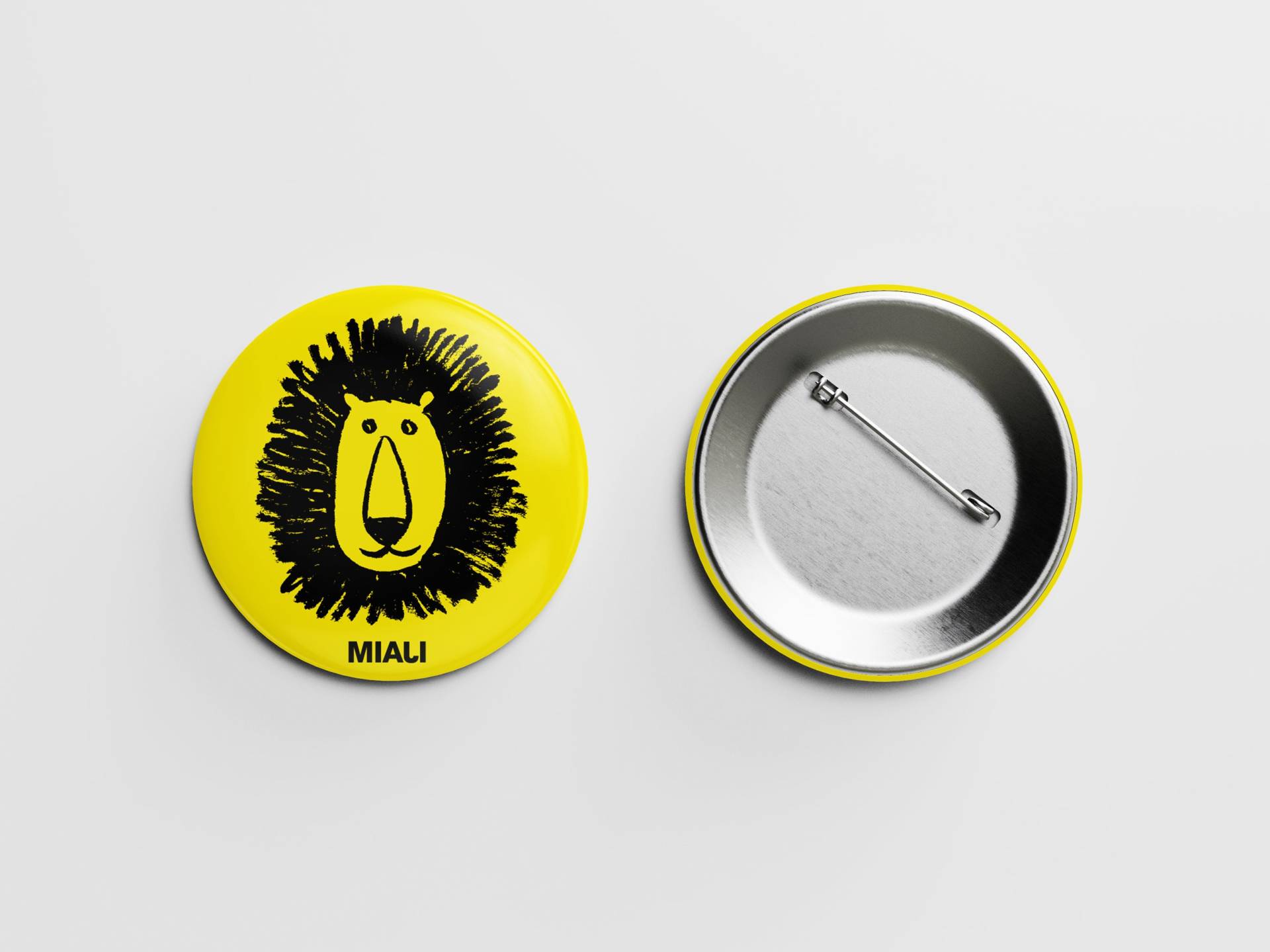 Button. Löwe Button. Löwe von studioMIALI