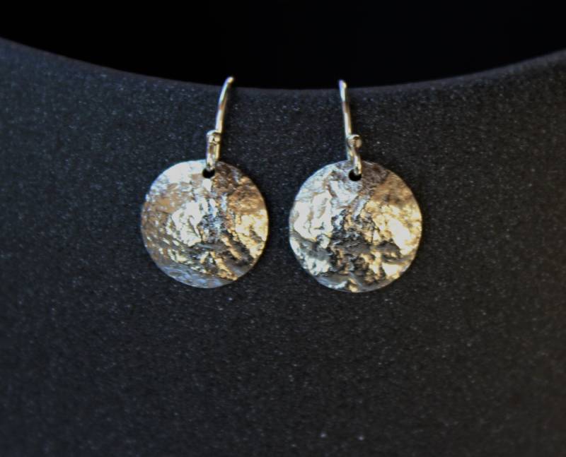 Retikulierte Ohrringe Aus Sterlingsilber von studioSdesign