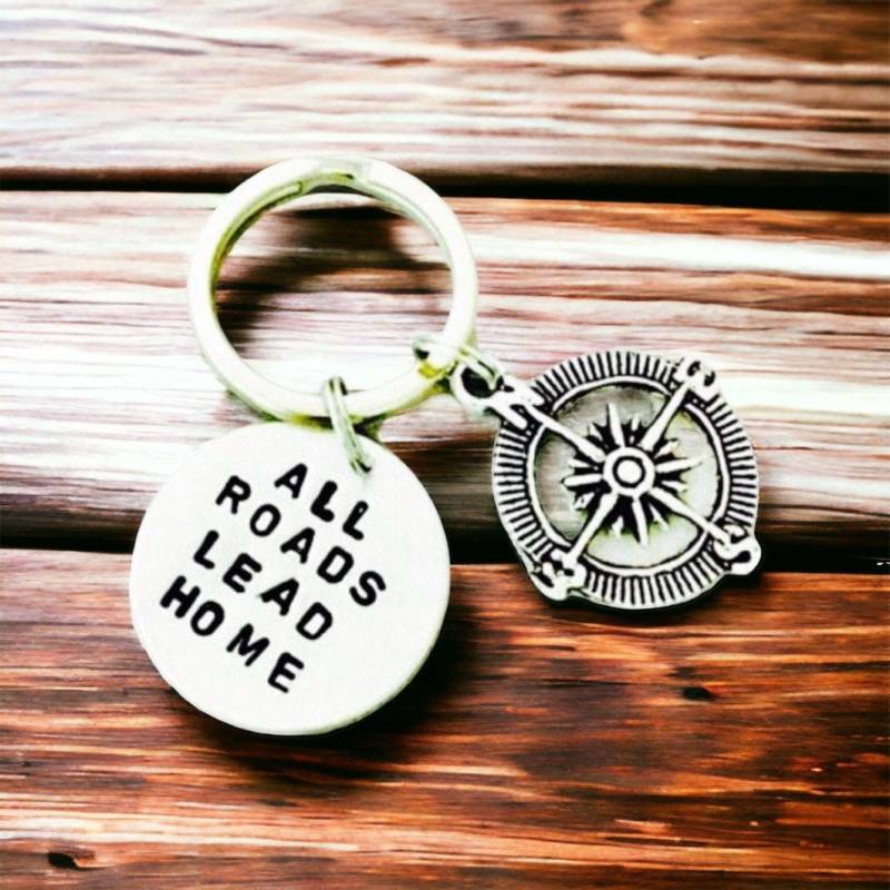 Alle Wege Führen Nach Hause Schlüsselbund, Geschenk Zum Weggehen, Für College-Absolvent, Reisender Schlüsselbund Alle Wege Führen Nach Hause Schlüsselbund, Geschenk Zum Weggehen, Für College-Absolvent, Reisender Schlüsselbund von studiobytheshore
